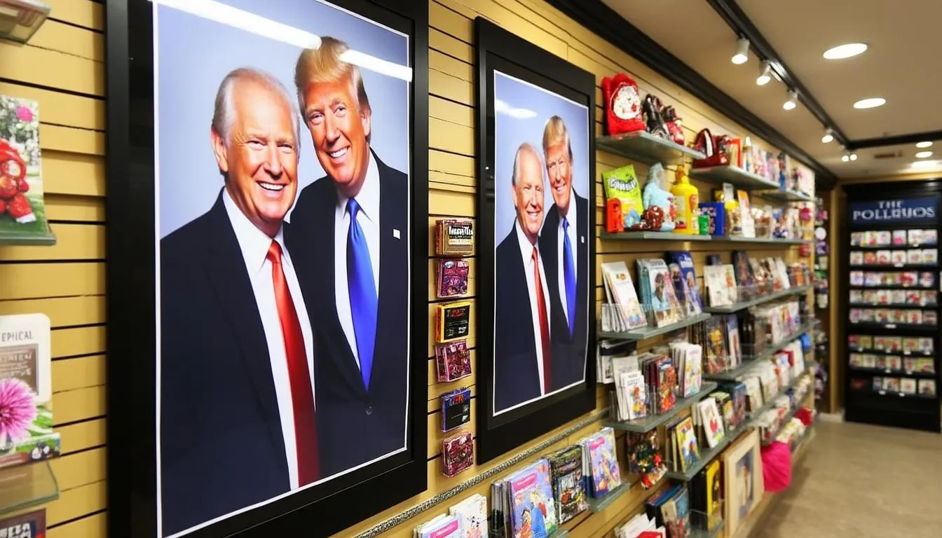 dĂ©couvrez comment des farceurs ont pris d'assaut la boutique de souvenirs de trump tower, en y affichant des articles surprenants reprĂ©sentant jeffrey epstein aux cĂŽtĂ©s du prĂ©sident. plongez dans cette audacieuse action qui mĂȘle humour et critique sociale.