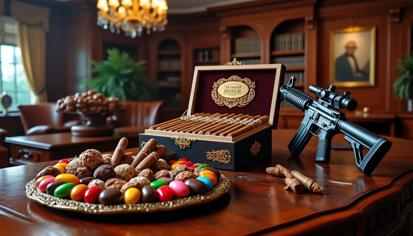 Des cigares coûteux, des douceurs et un fusil M16 : le bureau du Premier ministre publie la liste des cadeaux reçus par les fonctionnaires