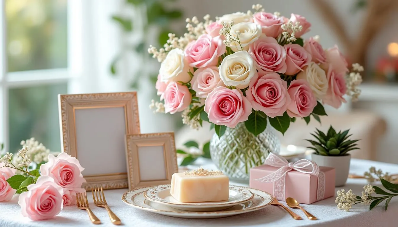 Des roses aux souvenirs : des idées de cadeaux de mariage économiques